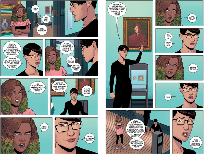 Super-fan Laura meets uptight documentarian Cassandra in issue #2.